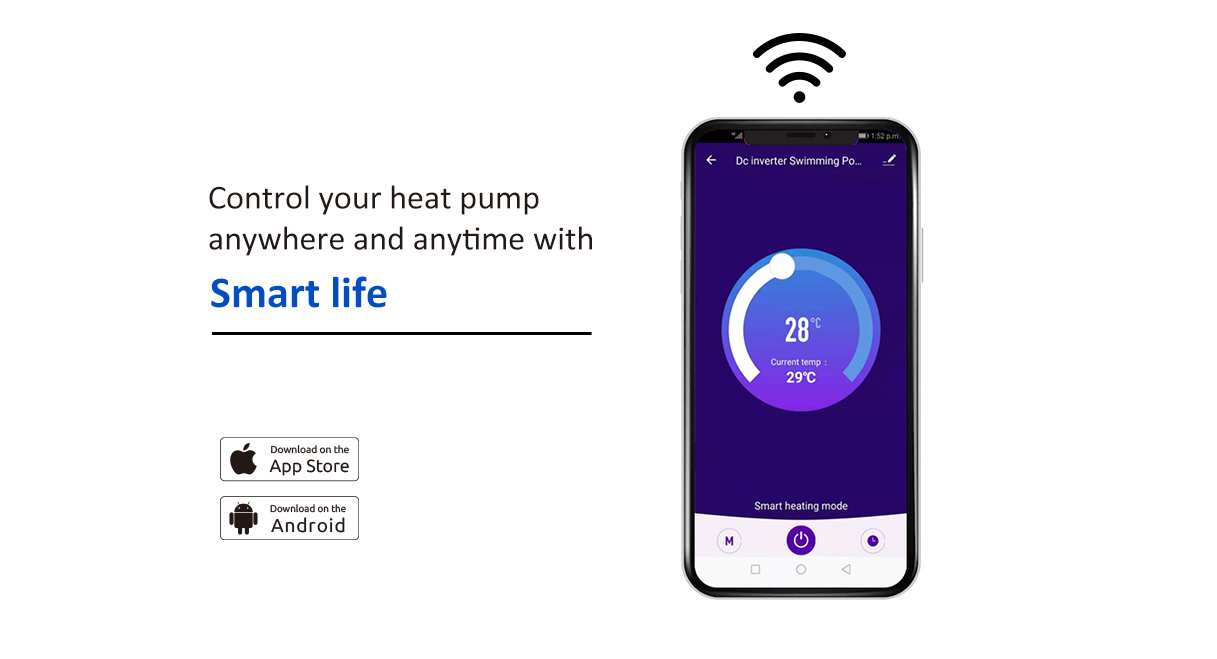 Mini Above Ground Pool Heat Pump (B2)