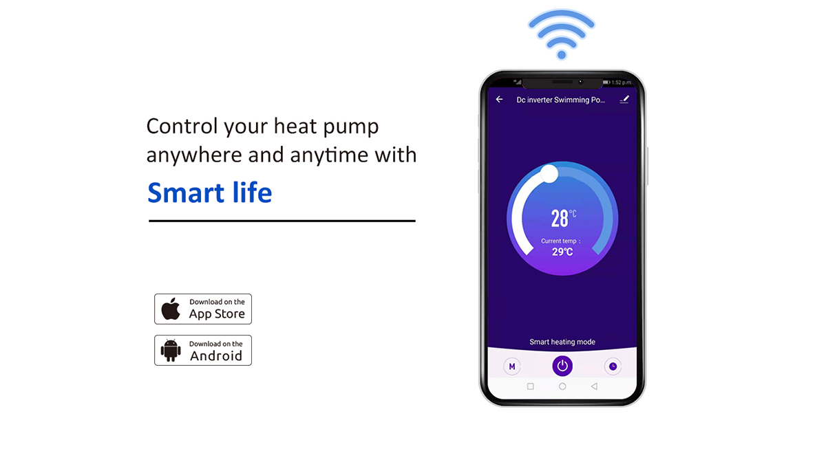 The Heat Pump For Endless Swimming Pool