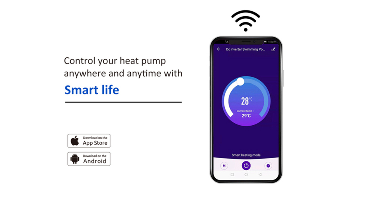 R32 Full Inverter Pool Heat Pump