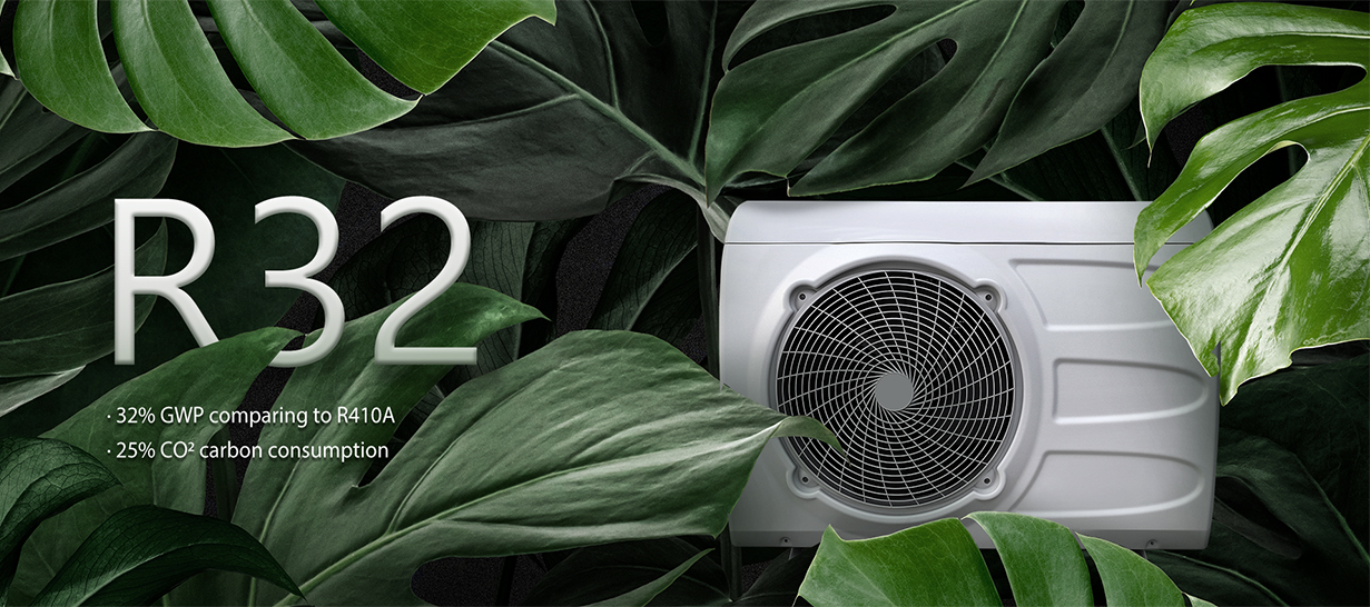 Side Discharge Pool Heat Pump R32