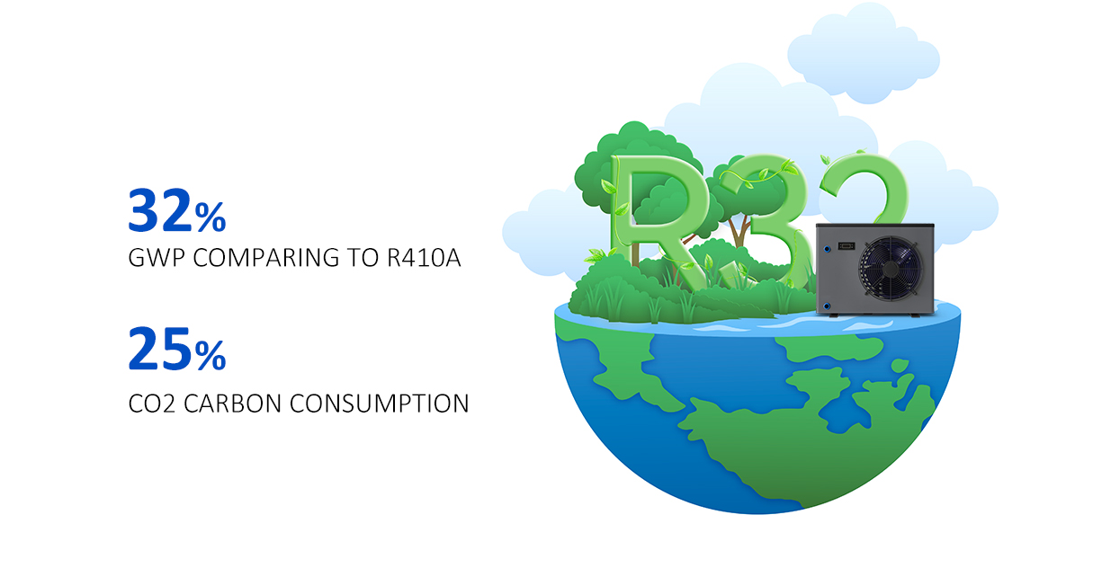 8 Colors for Options Swim Spa Heat Pump for Above Ground Swimming Pool