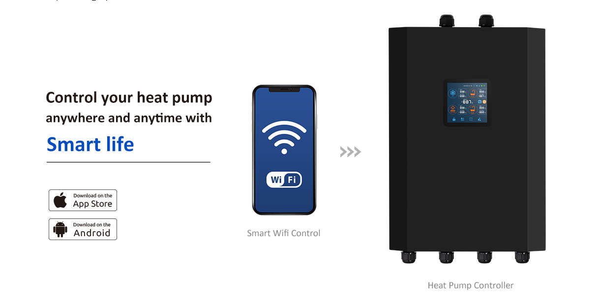 Monoblock EVI Air Source Heat Pump for Underfloor Heating