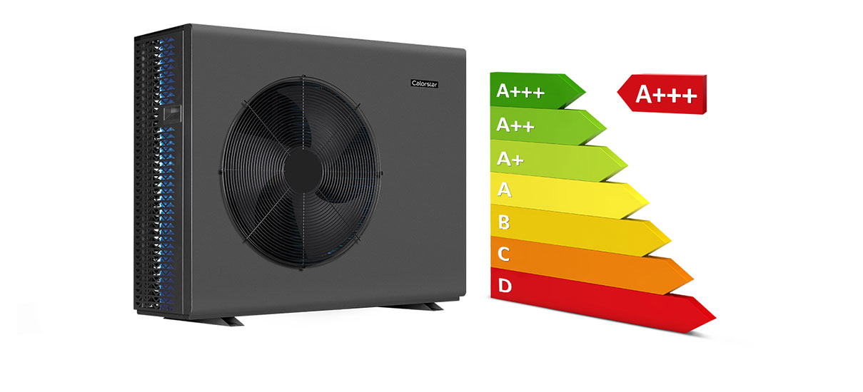 Low Temperature Air to Water Heat Pump for Central Heating