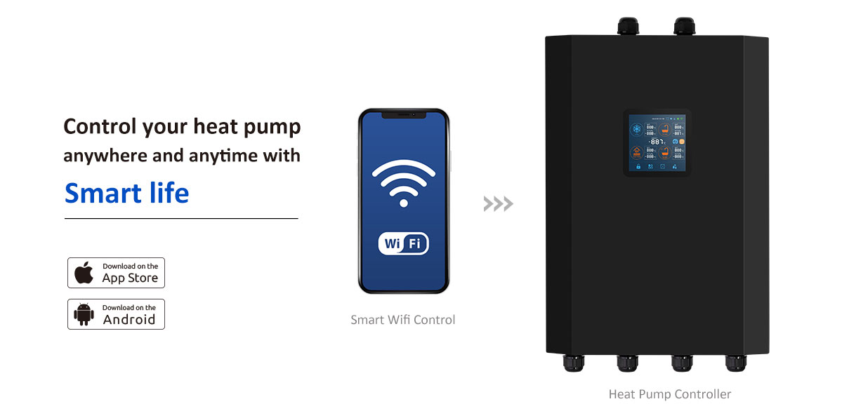 Low Temperature Air to Water Heat Pump for Central Heating