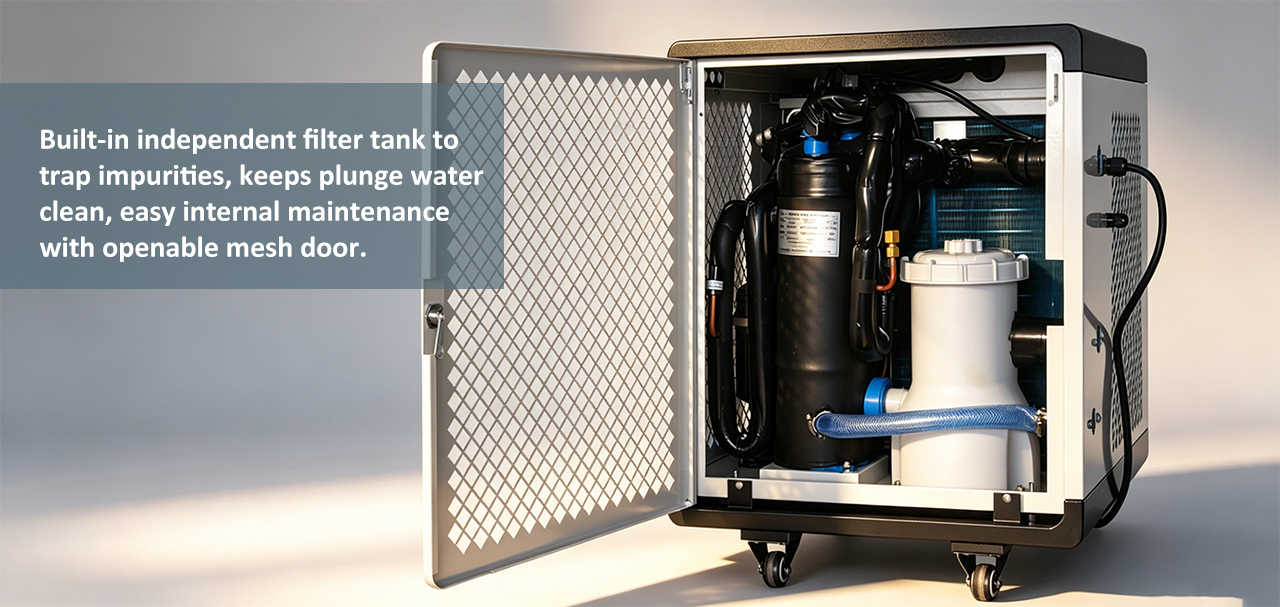 Serviceable Cabinet Cold Plunge Chiller