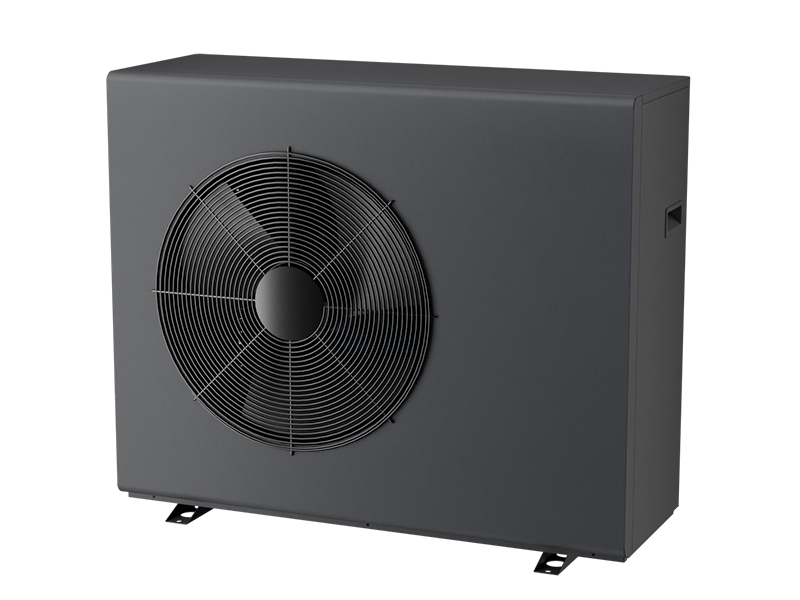 Monoblock Inverter Air Source Heat Pump with Radiators